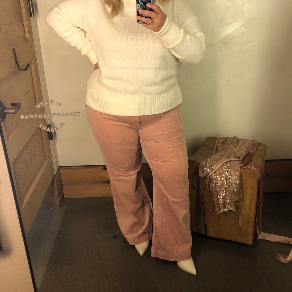 ANTHROPOLOGIE corduroy flared jeans